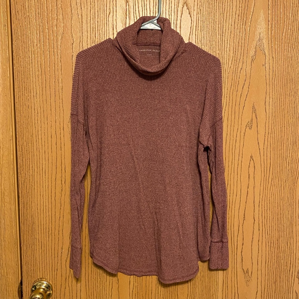 Burgundy American Eagle Sweater